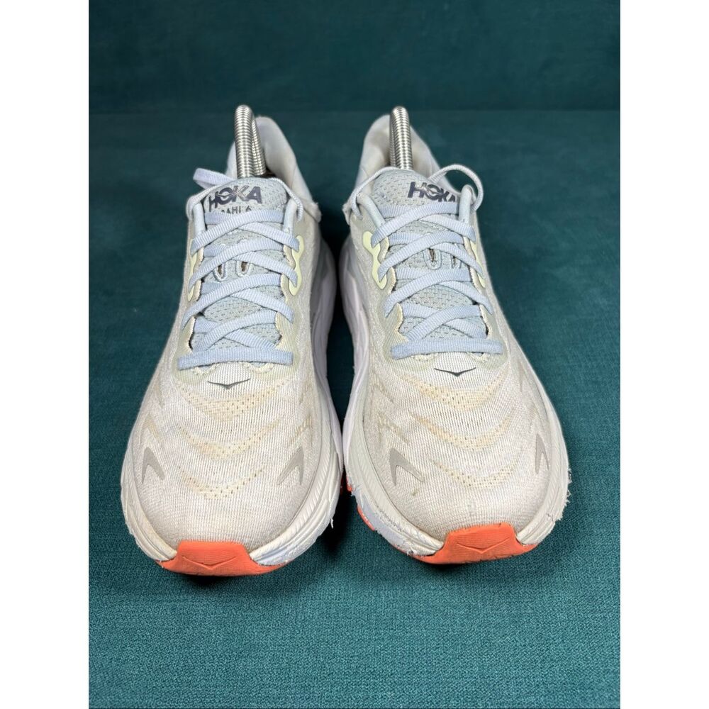 Hoka Arahi 6 Running Shoes Women’s Size 7.5 Blue White Stability Sneakers - Picture 4 of 9
